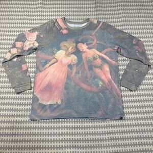 Melanie Martinez Official Trilogy Tour All Over Print Long Sleeve T-Shirt Sz 2XL